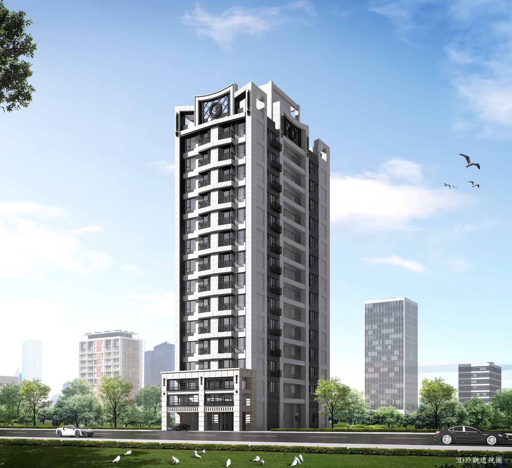 北士科2000坪全街廓 只蓋一棟 16%建蔽率 25~46坪