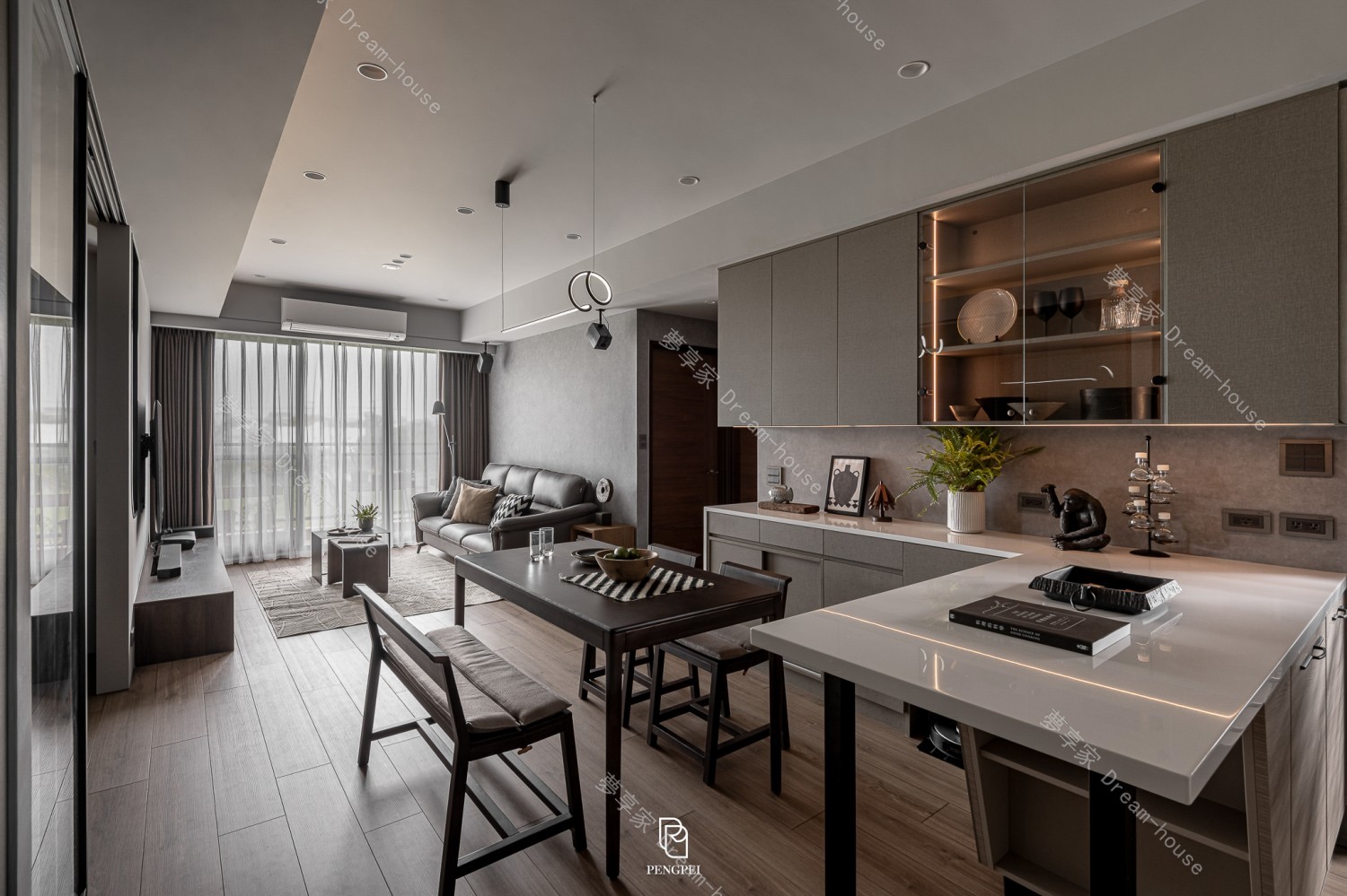 博美鹿柴三房裝潢分享