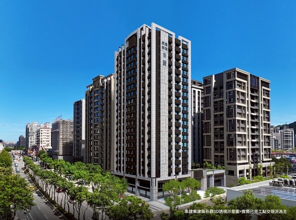 家泰♾️嘉潤 丰藏 / 土城唯一五大建築標章認證備選，坐擁金城路黃金角地 10年防水保固，嚴選日系建材，打造高效格局、室內無小梁，空間運用極致舒適。