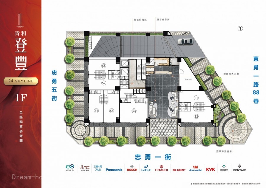 青和登豐八德區一樓/平面-夢享家