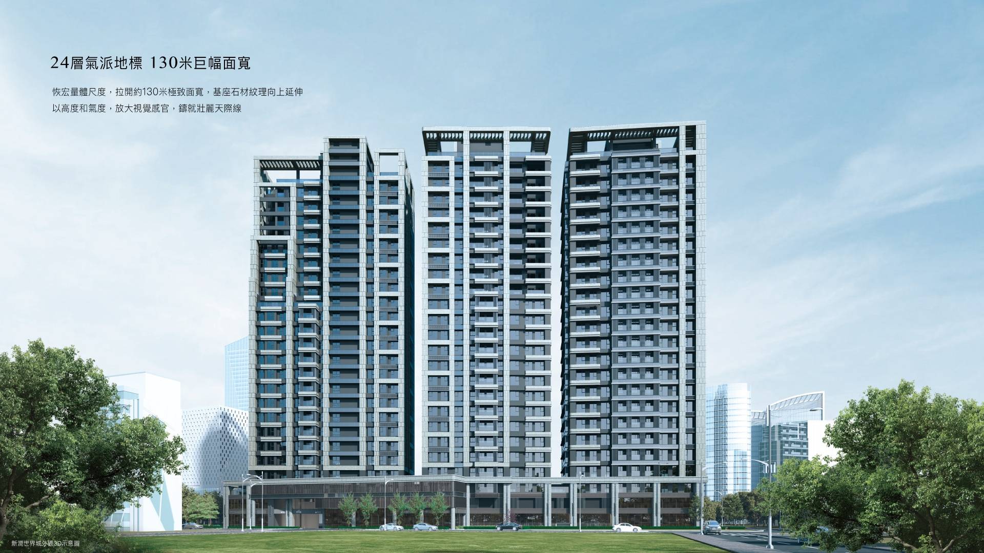 新潤世界城｜板橋府中 燙金門牌 板南線府中站約600米｜約21~45坪 超輕鬆付款（內有圖面）